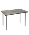 Стол с прямоугольной столешницей Статус Стол ДСП 25мм HPL-пластик (цвет каркаса-серебр.металл.)